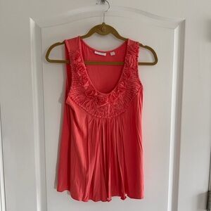New York & Company Coral Tank Top